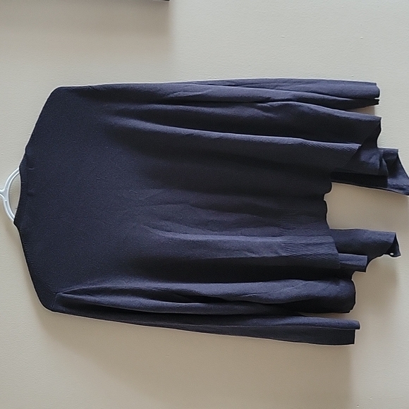 NIC+ZOE  Black Long Sleeve Wrap Top US 1X - Picture 3 of 7